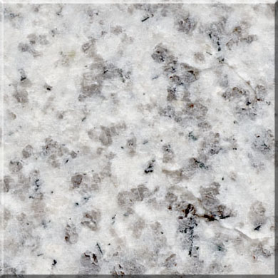 White Pearl granite color sample — Kempner Monuments