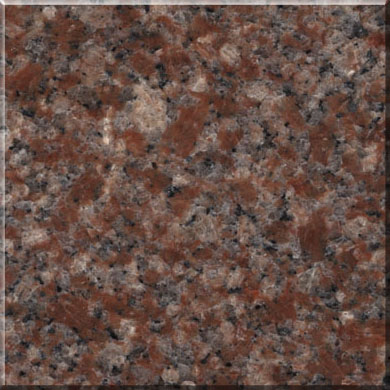 Morning Rose granite color sample — Kempner Monuments